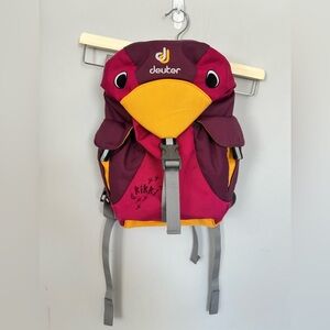 Deuter Kids Backpack in Red and Yellow